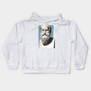 Greek Philosopher Diogenes illustration Kids Hoodie